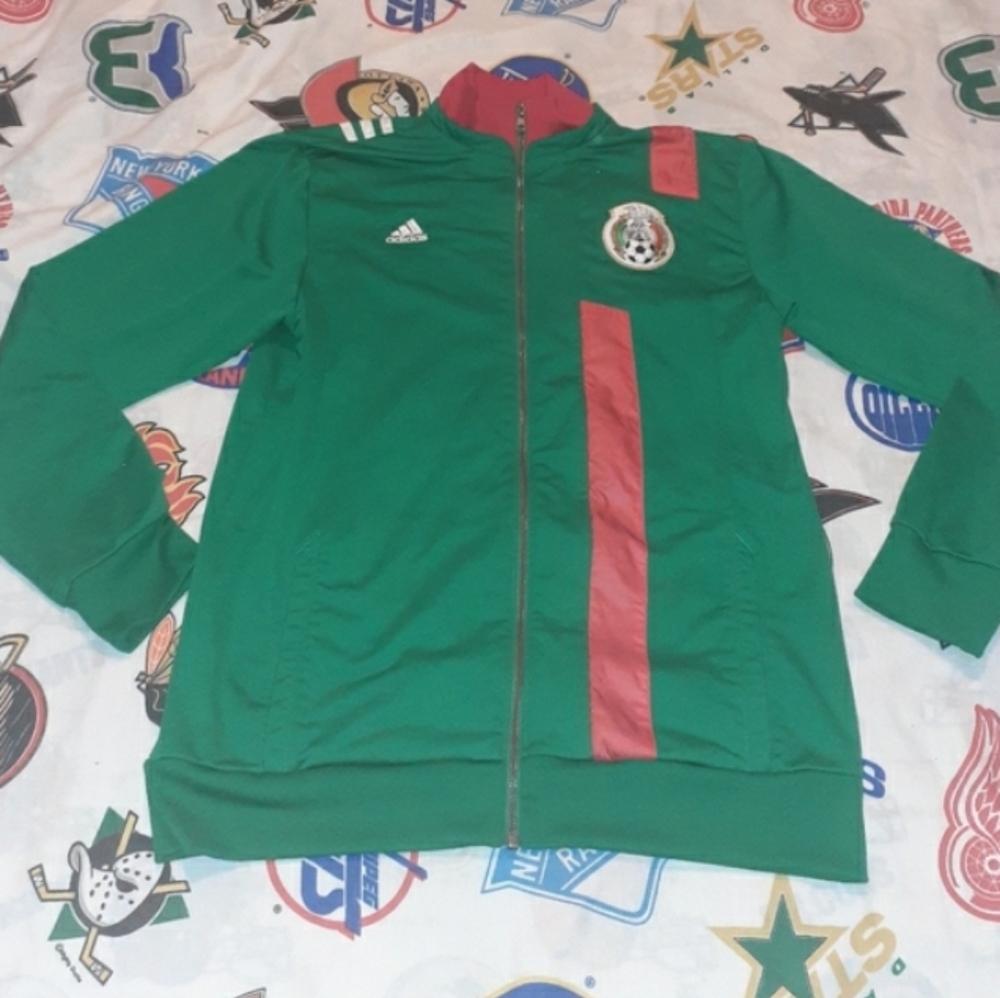 2013 Adidas Mexico Authentic Jersey Jacket Vintage